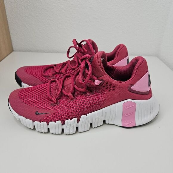 Nike Free Metcon 4 Sweet Beet Pink White CZ0596-600 Women’s Size 8 - Picture 5 of 8